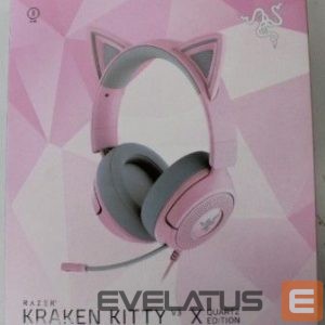 Беспроводные наушники Razer  SALE OUT.  Kraken Kitty V3 X Headset, Quartz | SALE OUT.  Gaming Headset | Kraken Kitty V3 X | Wired | Over-Ear | Microphone | Quartz | DEMO | Warranty 24 month(s) 
