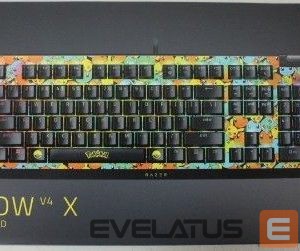 Компьютерная клавиатура Razer  SALE OUT. SALE OUT.  BlackWidow V4 X | Mechanical Gaming Keyboard | Wired | US | Green Mechanical Switches | Pokémon Edition | DEMO 