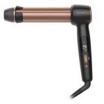 Фен-щётка Rowenta  CF4620E0 | Twist Curl Curling Iron | Ceramic heating system | Ion conditioning | Barrel diameter 27, 32. 38 mm | Temperature (min) 150 °C | Temperature (max) 210 °C | Number of heating levels 4 | Display LCD | 86 W | Black/Copper 
