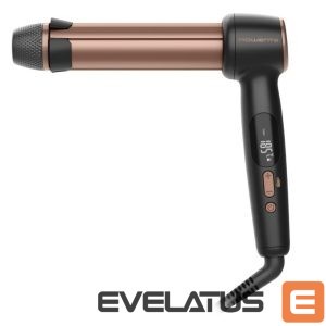 Фен-щётка Rowenta  CF4620E0 | Twist Curl Curling Iron | Ceramic heating system | Ion conditioning | Barrel diameter 27, 32. 38 mm | Temperature (min) 150 °C | Temperature (max) 210 °C | Number of heating levels 4 | Display LCD | 86 W | Black/Copper 